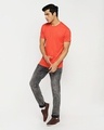 Shop Pack of 2 Men's Black & Red T-shirt