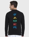 Shop Men's Black Gamer Typography Sweatshirt-Design