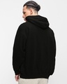 Shop Men's Black Oversized Zipper Hoodie-Design