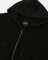 Shop Men's Black Oversized Zipper Hoodie