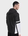 Shop Men's Black & White Color Block Windcheater Jacket-Design