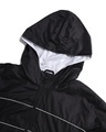 Shop Men's Black & White Color Block Windcheater Jacket