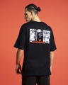 Shop Men's Black The Shinigami Effect Graphic Printed Oversized T-shirt