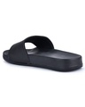 Shop Men Black Wakanda Forever Graphic Printed Sliders