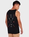 Shop Men's Black Warriors Graphic Printed Vest-Design