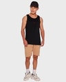 Shop Men's Black Warriors Graphic Printed Vest-Full