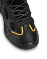 Shop Men's Black & Yellow Night Walker Sneakers