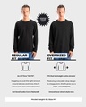 Shop Men's Blue Otaku Typography Oversized T-shirt-Full