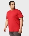 Shop Pack of 2 Men's Red Plus Size T-shirt-Design