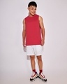 Shop Men's Red Boxy Fit Vest-Full