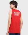 Shop Men's Red Spaced NASA Typography Vest-Design