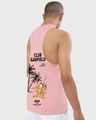Shop Men's Pink Do Nothing Club Graphic Printed Oversized Vest-Design