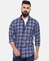 Shop Men Checks Stylish New Trends Spread Casual Shirt-Front