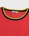 Shop Men's Red Spaced NASA Typography Varsity T-shirt