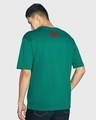 Shop Men's Green Mickey Graphic Printed Oversized T-shirt-Design