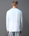 Shop Men's Blue & White Color Block Oversized T-shirt-Design