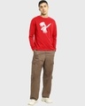 Shop Men's Red Dab Masmello Graphic Printed Oversized T-shirt-Design