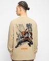 Shop Men's Brown Deathstroke Graphic Printed Oversized T-shirt-Design