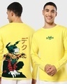 Shop Men's Yellow Deku Graphic Printed T-shirt-Front