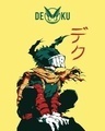 Shop Men's Yellow Deku Graphic Printed T-shirt