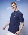 Shop Men's Blue Eddys Big Stash Graphic Printed Oversized T-shirt-Design