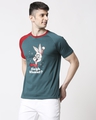 Shop Men Flock Printed Raglan Atlantic Deep T-shirt-Design