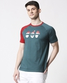 Shop Men Flock Printed Raglan Half Sleeve Atlantic Deep T-shirt-Design