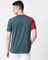 Shop Men Flock Printed Raglan Half Sleeve Atlantic Deep T-shirt-Full