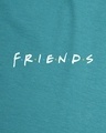 Shop Men's Blue Friends Typography T-shirt-Full