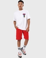 Shop Men's White Game Over Graphic Printed Oversized T-shirt