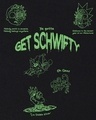 Shop Men's Black Get Schwifty Graphic Printed Oversized T-shirt