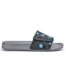 Shop Men Grey Color Block Velcro Sliders