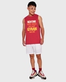 Shop Men's Red Gyaan Typography Vest-Design