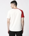 Shop Men HD Print Raglan White T-shirt-Full