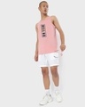 Shop Men's Pink Hello No Monday Typography Vest-Design