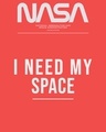 Shop Men's Red Spaced NASA Typography Varsity T-shirt