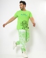 Shop Men's Green Garfield's Morning Graphic Printed Plus Size T-shirt-Design