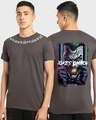 Shop Men's Grey Jokes On You Graphic Printed T-shirt-Front