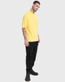 Shop Men's Yellow Vegeta Saiyan Graphic Printed Oversized T-shirt