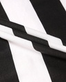 Shop Men's Black & White Mickey Faces Striped Oversized T-shirt