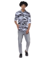 Shop Men Military Camouflage Casual Spread Shirt