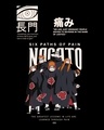 Shop Men's Black Nagato Graphic Printed Oversized Sweatshirt