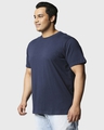 Shop Pack of 2 Men's Blue Plus Size T-shirt-Design