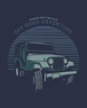Shop Men's Blue Off Road Jeep Graphic Printed Vest-Full