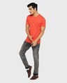 Shop Pack of 2 Men's Navy Blue & Red T-shirt