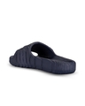 Shop Men's Navy Blue Textured Sliders-Full