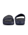 Shop Men's Navy Blue Textured Sliders