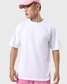 Shop Pack of 2 Men's Navy Blue & White Oversized T-shirt-Design