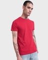 Shop Pack of 2 Men's Red & Navy Blue T-shirt-Design