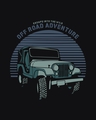 Shop Men's Black Off Road Jeep Graphic Printed Oversized Vest-Full